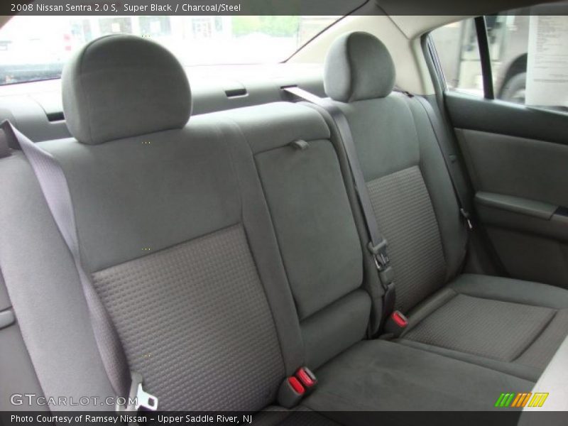 Super Black / Charcoal/Steel 2008 Nissan Sentra 2.0 S