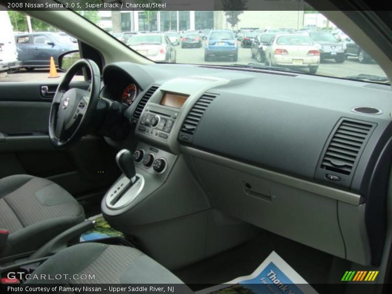 Super Black / Charcoal/Steel 2008 Nissan Sentra 2.0 S