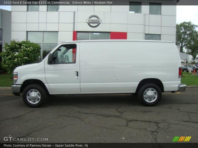 Oxford White / Medium Flint 2010 Ford E Series Van E150 XL Commericial