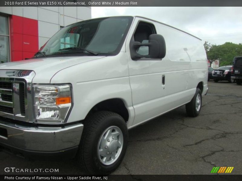 Oxford White / Medium Flint 2010 Ford E Series Van E150 XL Commericial