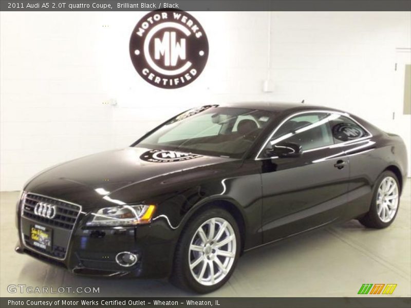 Brilliant Black / Black 2011 Audi A5 2.0T quattro Coupe