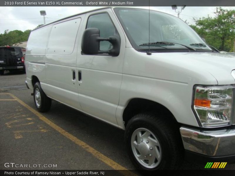 Oxford White / Medium Flint 2010 Ford E Series Van E150 XL Commericial
