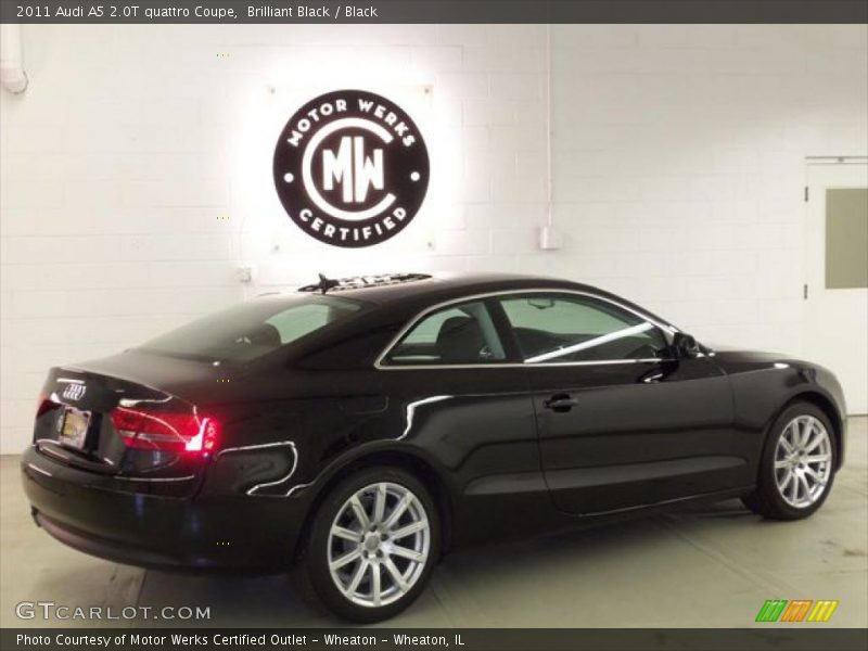 Brilliant Black / Black 2011 Audi A5 2.0T quattro Coupe