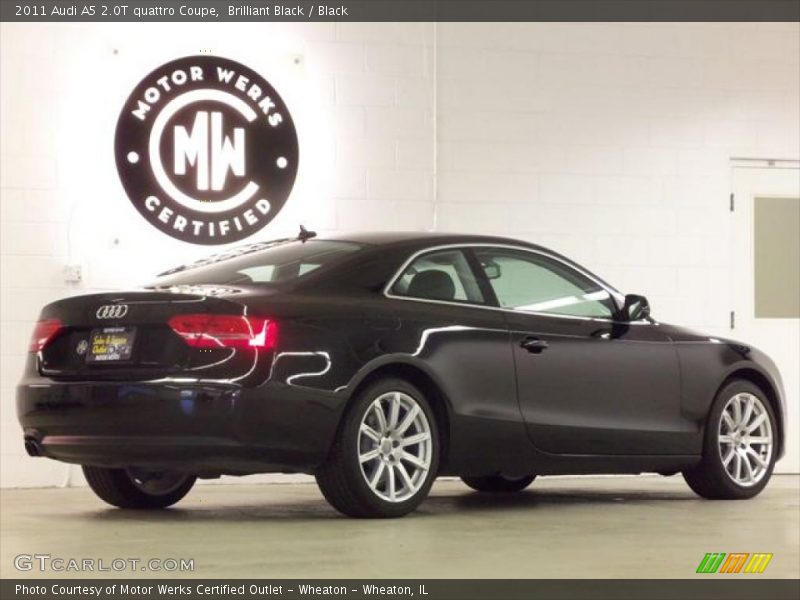 Brilliant Black / Black 2011 Audi A5 2.0T quattro Coupe