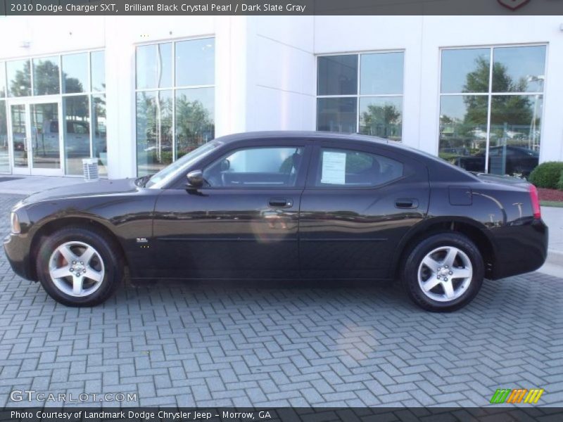 Brilliant Black Crystal Pearl / Dark Slate Gray 2010 Dodge Charger SXT