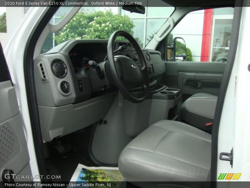 Oxford White / Medium Flint 2010 Ford E Series Van E150 XL Commericial