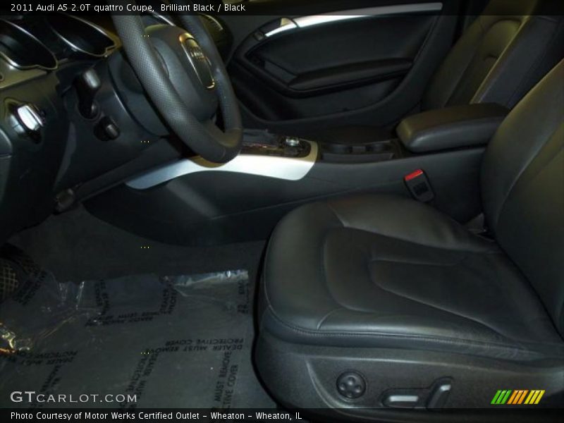 Brilliant Black / Black 2011 Audi A5 2.0T quattro Coupe