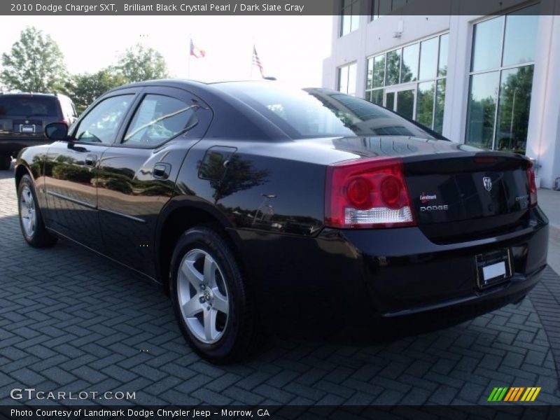 Brilliant Black Crystal Pearl / Dark Slate Gray 2010 Dodge Charger SXT