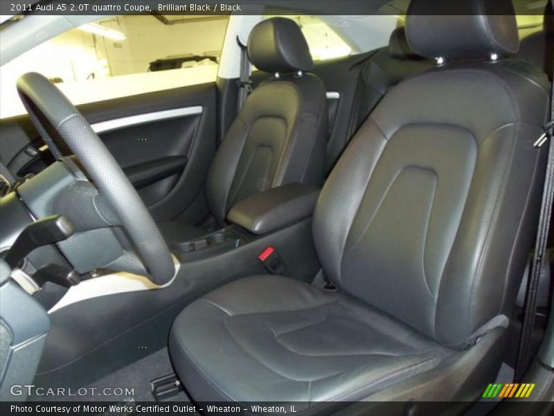 Brilliant Black / Black 2011 Audi A5 2.0T quattro Coupe