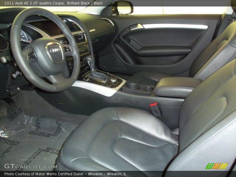 Brilliant Black / Black 2011 Audi A5 2.0T quattro Coupe