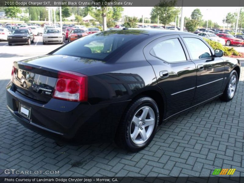 Brilliant Black Crystal Pearl / Dark Slate Gray 2010 Dodge Charger SXT
