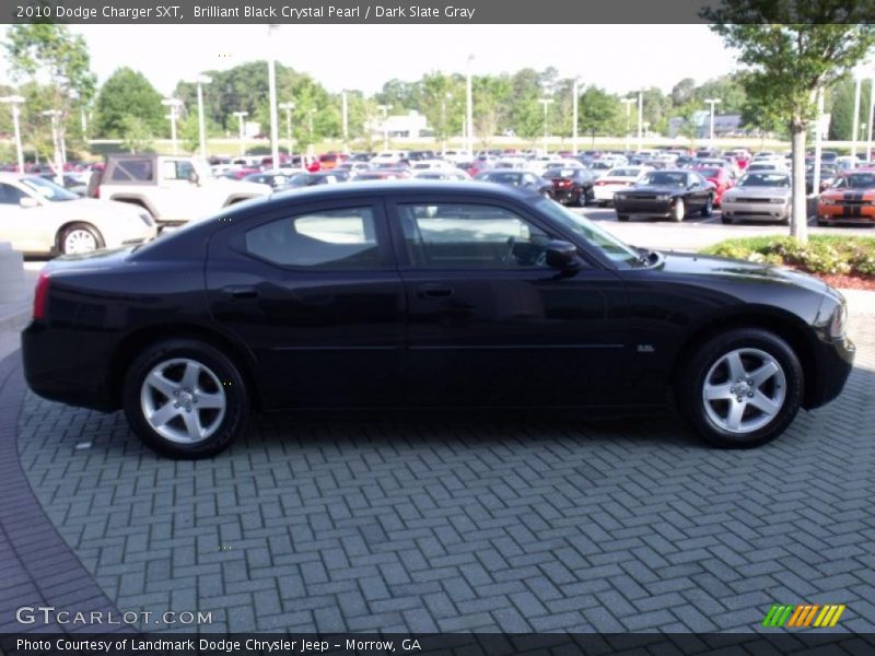 Brilliant Black Crystal Pearl / Dark Slate Gray 2010 Dodge Charger SXT