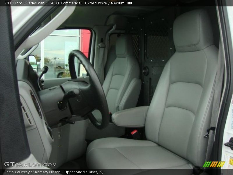 Oxford White / Medium Flint 2010 Ford E Series Van E150 XL Commericial