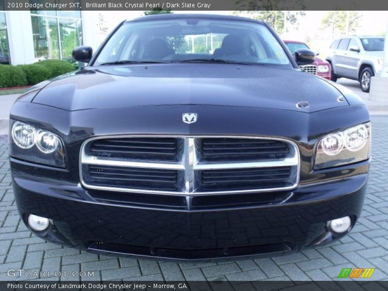 Brilliant Black Crystal Pearl / Dark Slate Gray 2010 Dodge Charger SXT