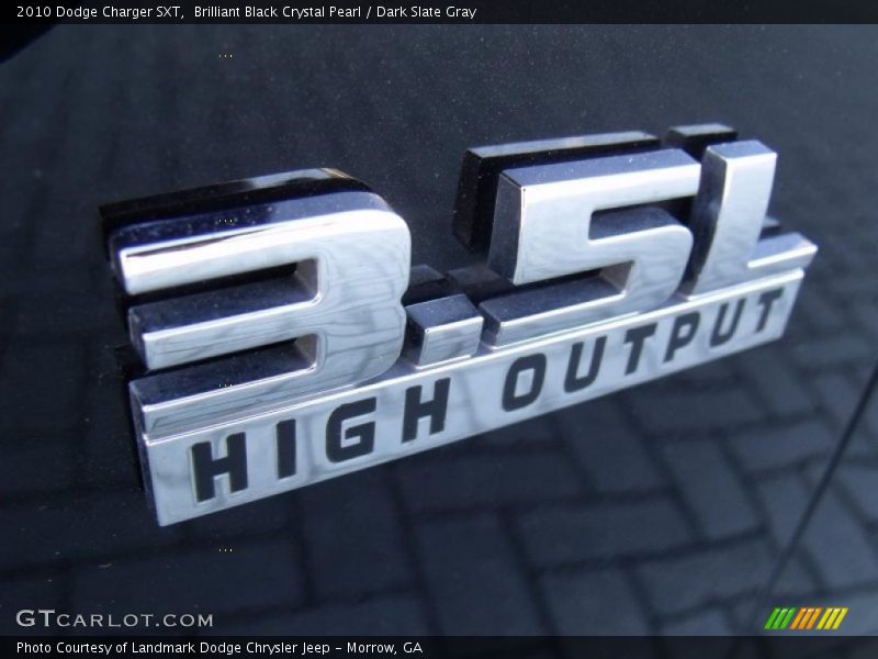 Brilliant Black Crystal Pearl / Dark Slate Gray 2010 Dodge Charger SXT