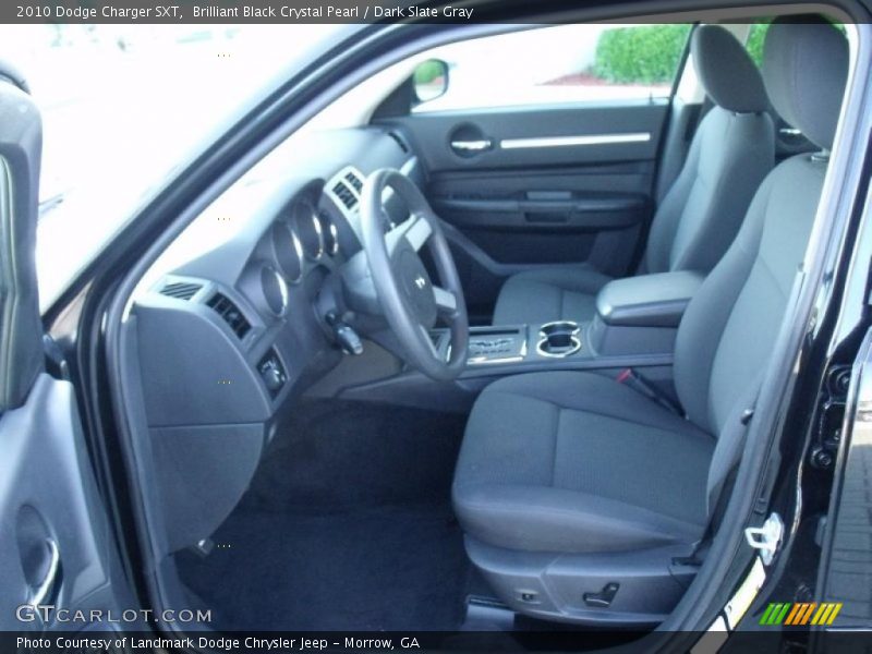 Brilliant Black Crystal Pearl / Dark Slate Gray 2010 Dodge Charger SXT