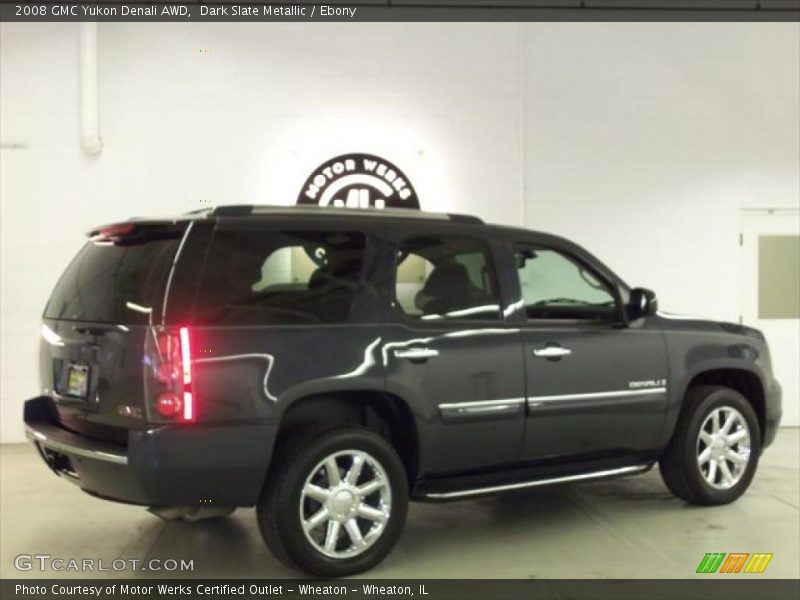 Dark Slate Metallic / Ebony 2008 GMC Yukon Denali AWD