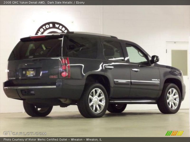 Dark Slate Metallic / Ebony 2008 GMC Yukon Denali AWD