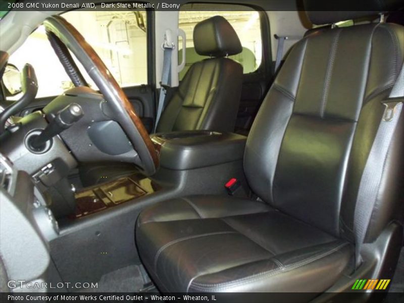Dark Slate Metallic / Ebony 2008 GMC Yukon Denali AWD
