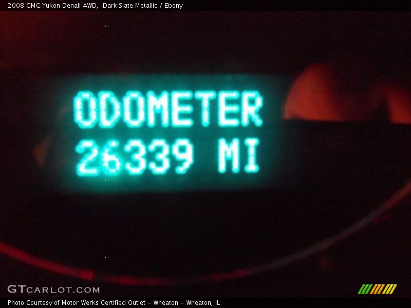 Dark Slate Metallic / Ebony 2008 GMC Yukon Denali AWD