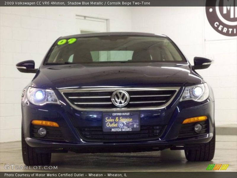 Shadow Blue Metallic / Cornsilk Beige Two-Tone 2009 Volkswagen CC VR6 4Motion