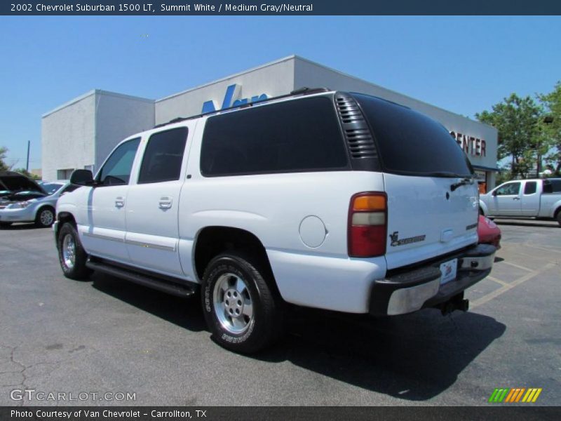 Summit White / Medium Gray/Neutral 2002 Chevrolet Suburban 1500 LT