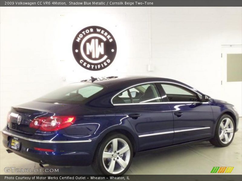 Shadow Blue Metallic / Cornsilk Beige Two-Tone 2009 Volkswagen CC VR6 4Motion