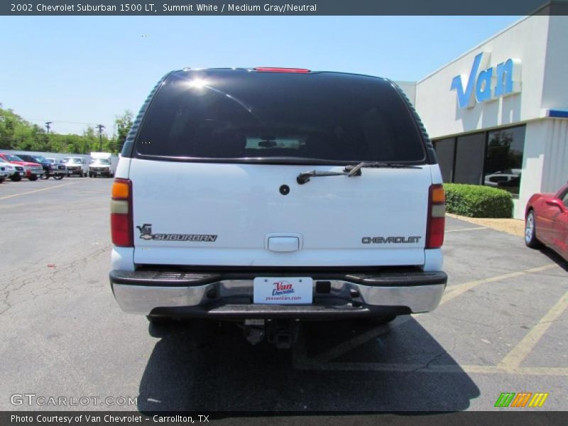 Summit White / Medium Gray/Neutral 2002 Chevrolet Suburban 1500 LT