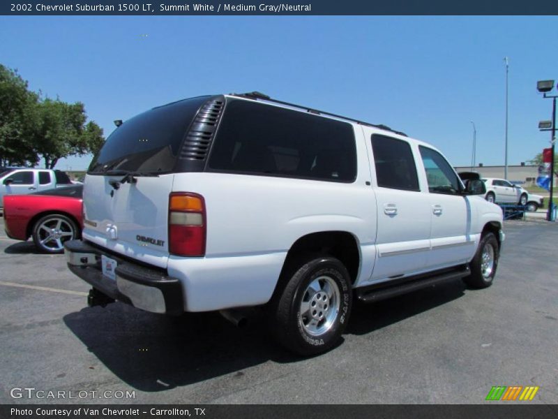Summit White / Medium Gray/Neutral 2002 Chevrolet Suburban 1500 LT
