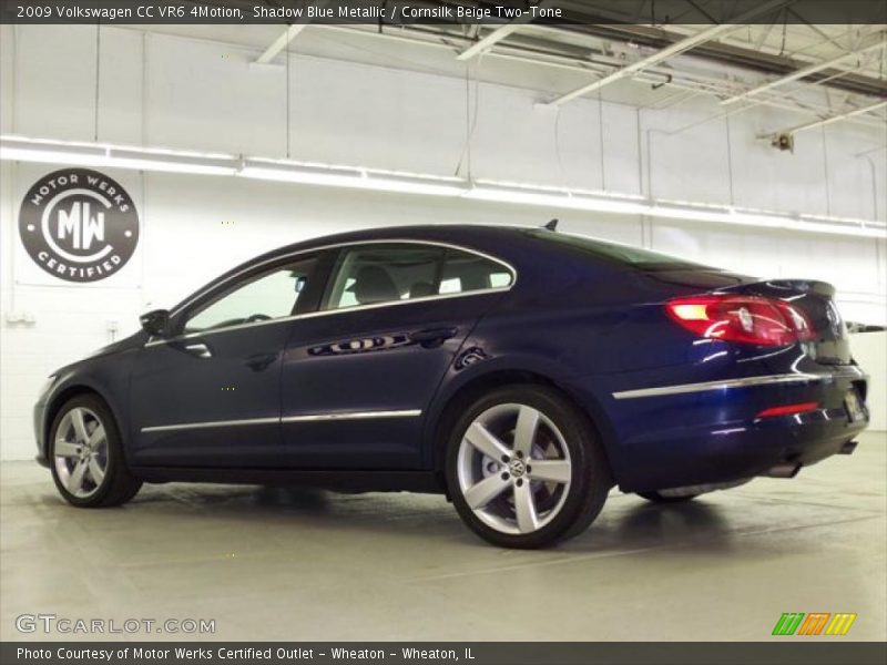 Shadow Blue Metallic / Cornsilk Beige Two-Tone 2009 Volkswagen CC VR6 4Motion