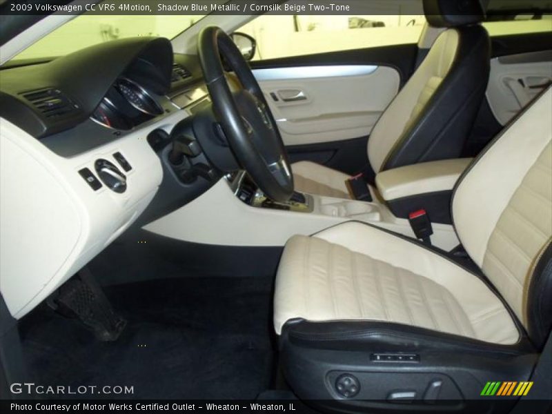 Shadow Blue Metallic / Cornsilk Beige Two-Tone 2009 Volkswagen CC VR6 4Motion