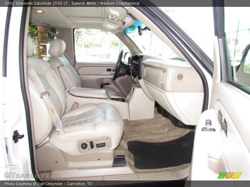 Summit White / Medium Gray/Neutral 2002 Chevrolet Suburban 1500 LT