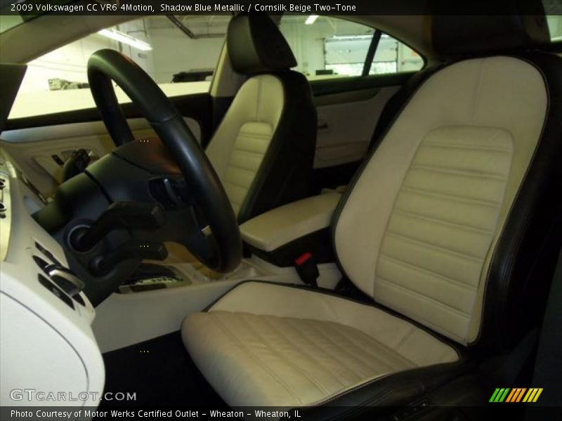 Shadow Blue Metallic / Cornsilk Beige Two-Tone 2009 Volkswagen CC VR6 4Motion