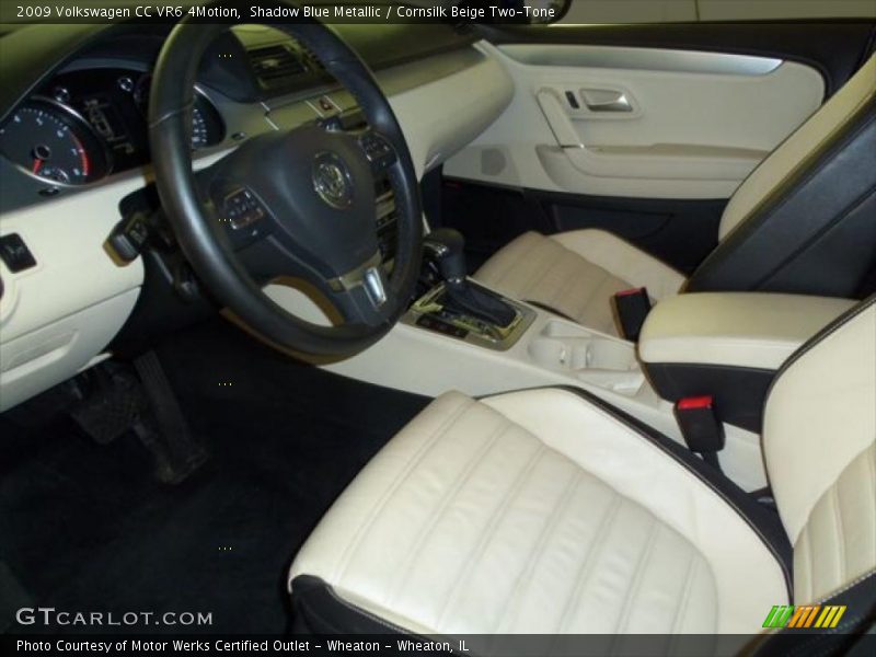 Shadow Blue Metallic / Cornsilk Beige Two-Tone 2009 Volkswagen CC VR6 4Motion