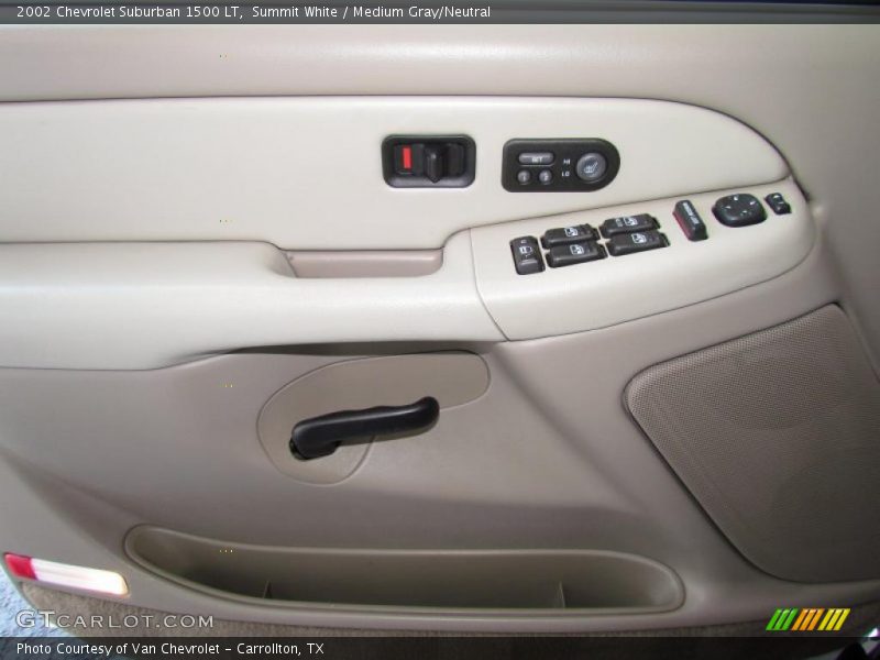 Summit White / Medium Gray/Neutral 2002 Chevrolet Suburban 1500 LT