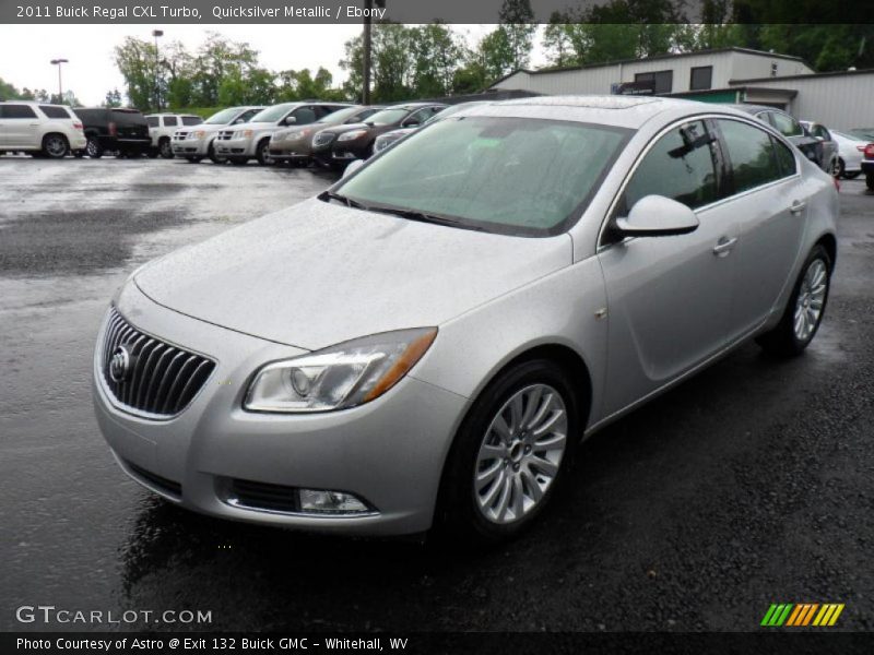 Quicksilver Metallic / Ebony 2011 Buick Regal CXL Turbo