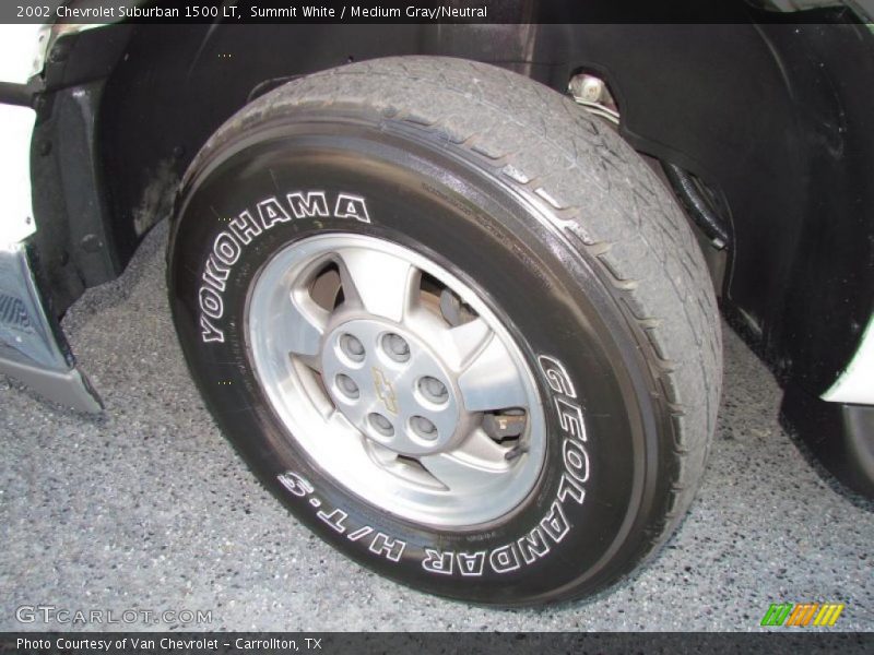 Summit White / Medium Gray/Neutral 2002 Chevrolet Suburban 1500 LT