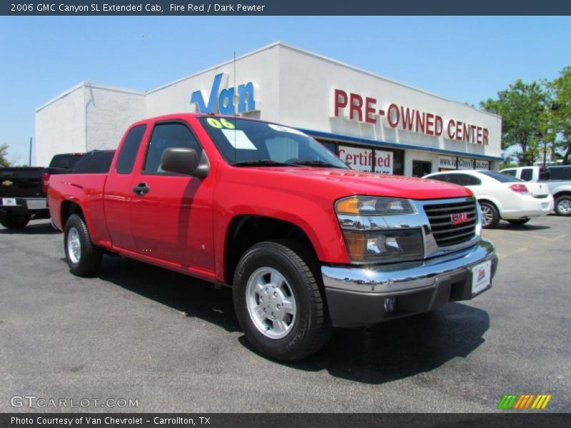 Fire Red / Dark Pewter 2006 GMC Canyon SL Extended Cab