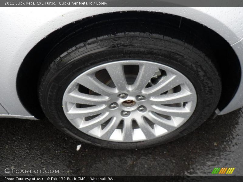 Quicksilver Metallic / Ebony 2011 Buick Regal CXL Turbo