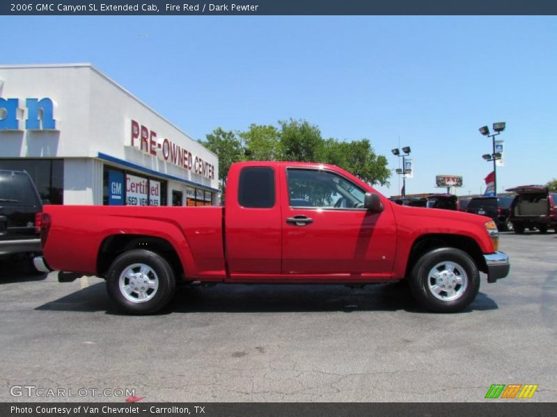 Fire Red / Dark Pewter 2006 GMC Canyon SL Extended Cab