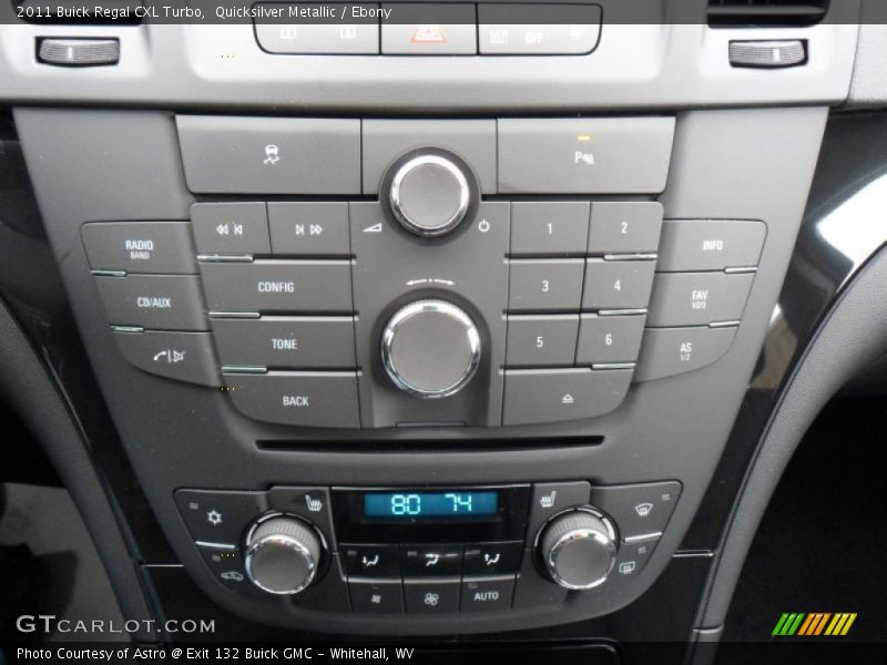 Controls of 2011 Regal CXL Turbo