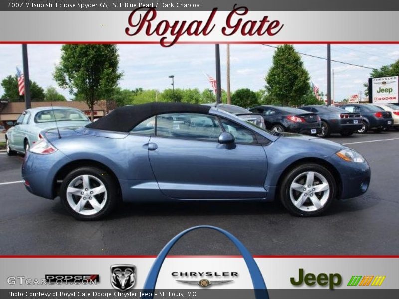 Still Blue Pearl / Dark Charcoal 2007 Mitsubishi Eclipse Spyder GS
