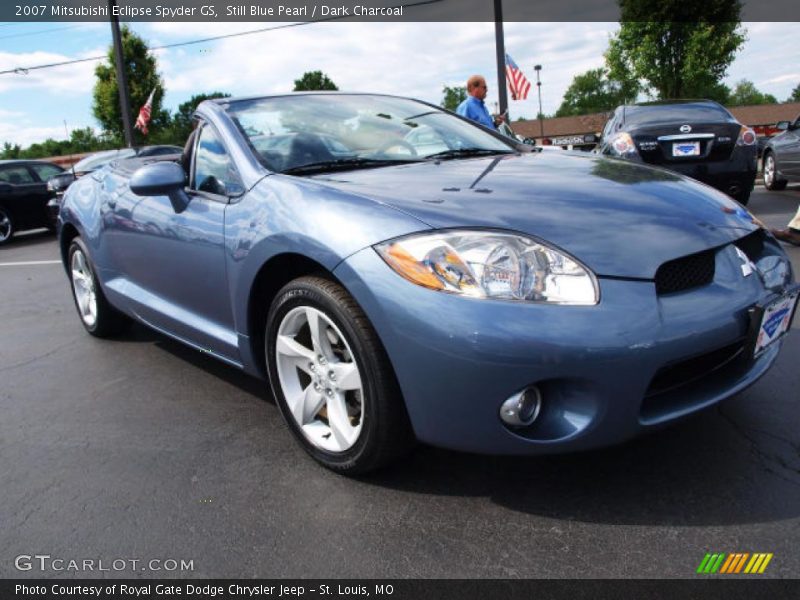 Still Blue Pearl / Dark Charcoal 2007 Mitsubishi Eclipse Spyder GS