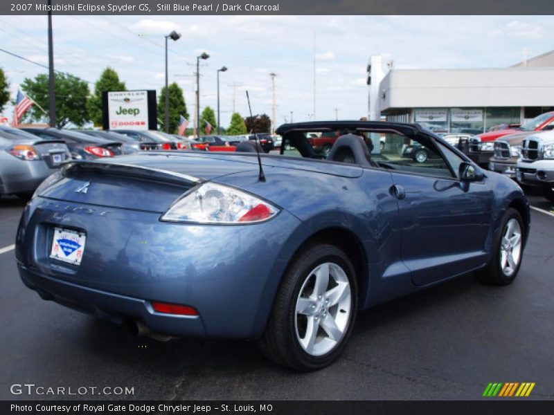 Still Blue Pearl / Dark Charcoal 2007 Mitsubishi Eclipse Spyder GS
