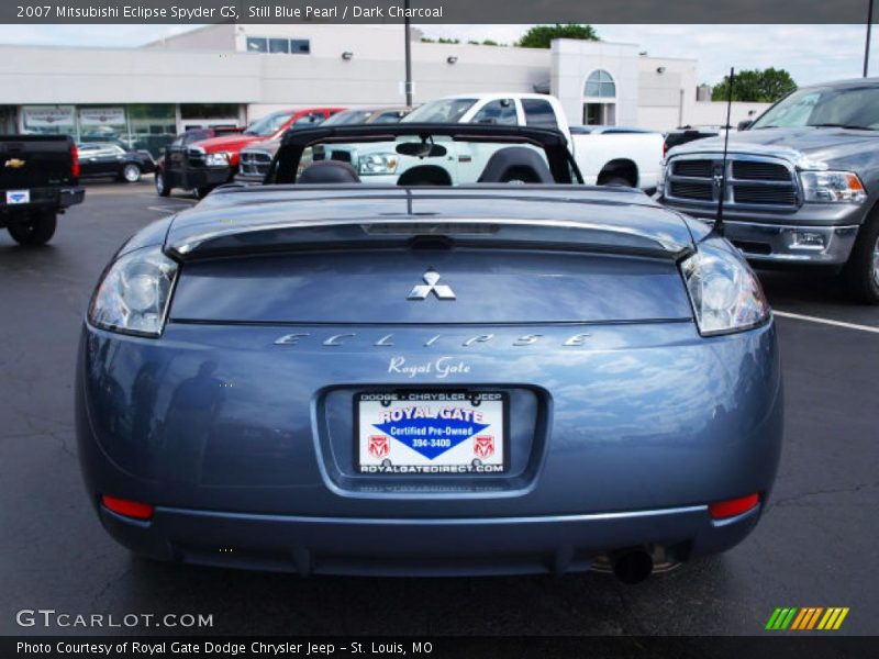 Still Blue Pearl / Dark Charcoal 2007 Mitsubishi Eclipse Spyder GS