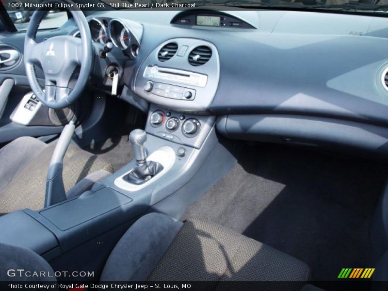 Still Blue Pearl / Dark Charcoal 2007 Mitsubishi Eclipse Spyder GS