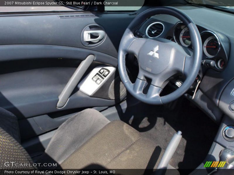 Still Blue Pearl / Dark Charcoal 2007 Mitsubishi Eclipse Spyder GS