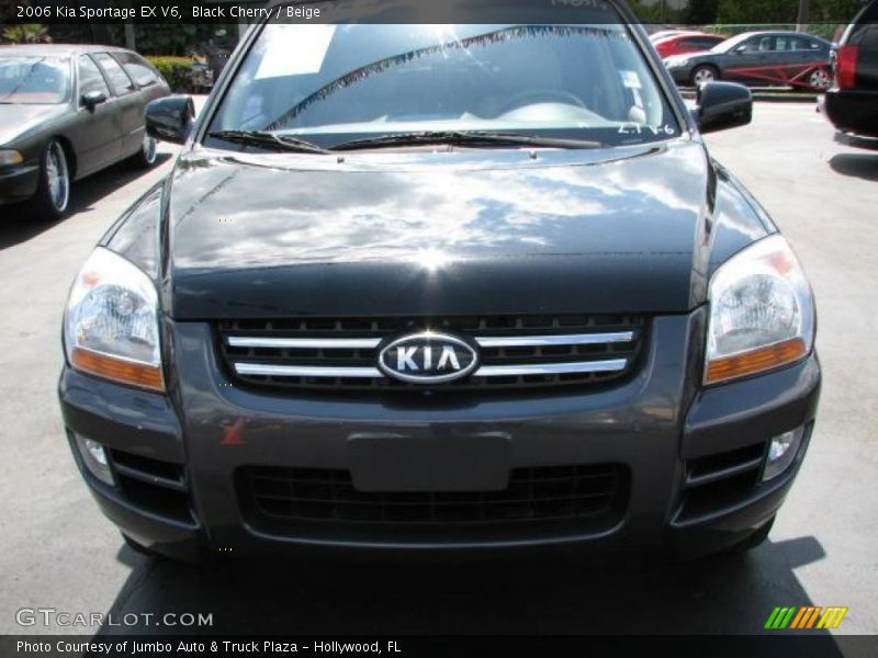 Black Cherry / Beige 2006 Kia Sportage EX V6