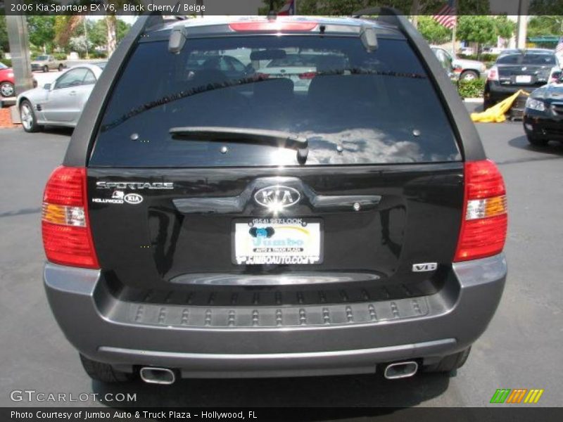 Black Cherry / Beige 2006 Kia Sportage EX V6