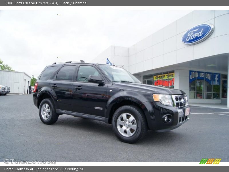 Black / Charcoal 2008 Ford Escape Limited 4WD